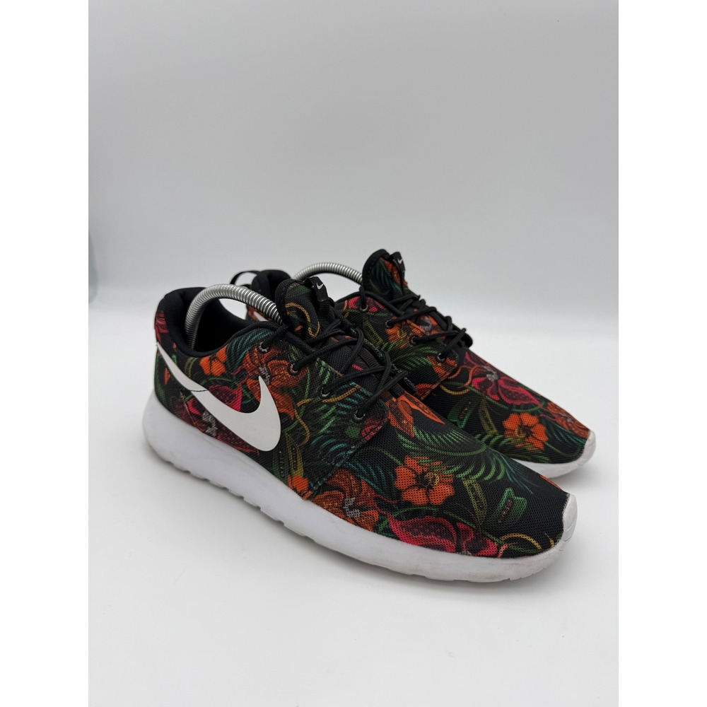Nike Roshe One Print Space Blue Tropical Floral Mens 9.5 Sneakers 655206-810